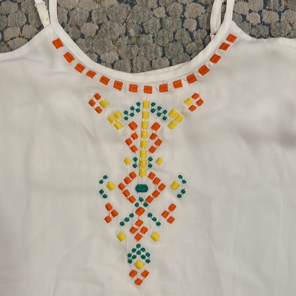 Aztec Embroidered Tank - Picture 2 of 3